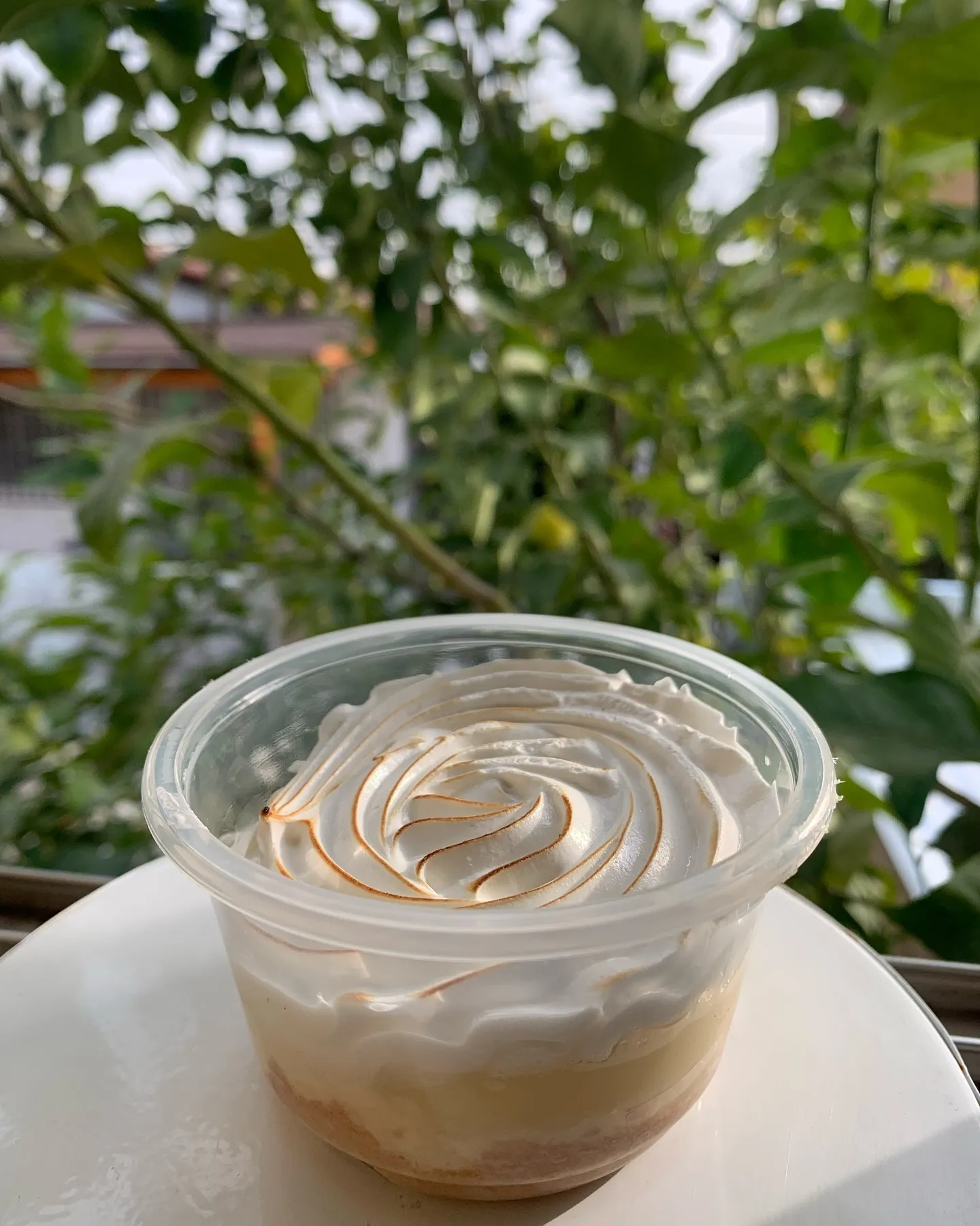 Pie de limón en vaso